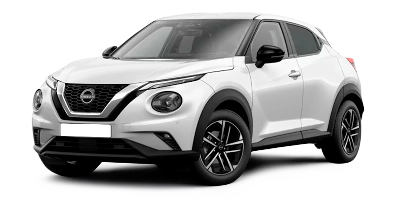 Renting Nissan Juke1.0 DIG-T 84 kW 6M/T N-Connecta Blanco Sin Entrada