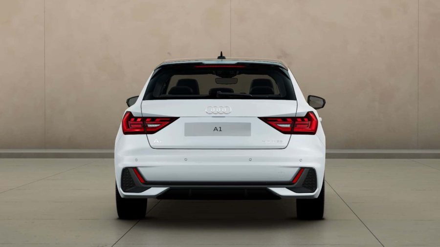 Renting Audi A1 Sportback30 TFSI S tronic Adrenalin Blanco Glaciar / Techo Negro Sin Entrada