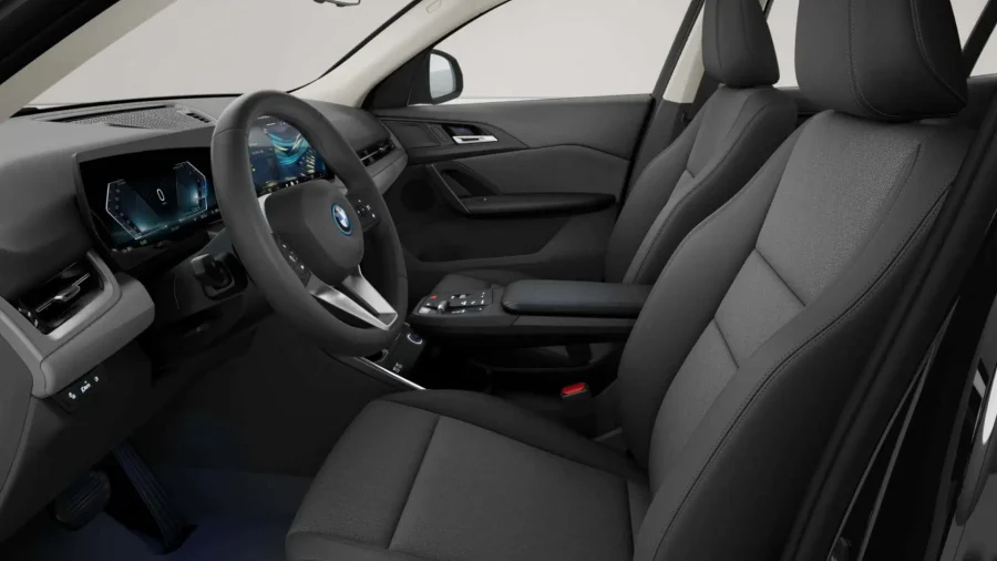 Renting BMW iX2eDrive20 Black Solid Sin Entrada