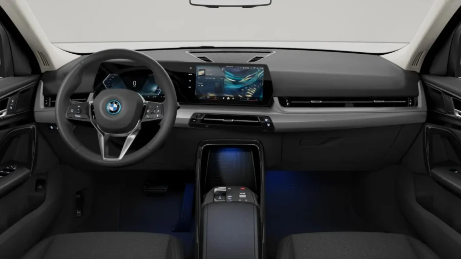 Renting BMW iX2eDrive20 Black Solid Sin Entrada