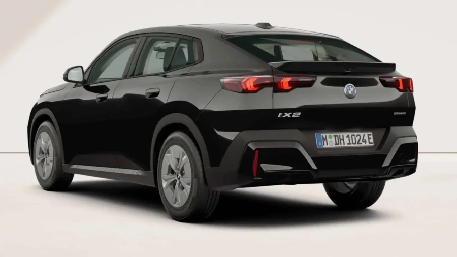 Renting BMW iX2eDrive20 Black Solid Sin Entrada