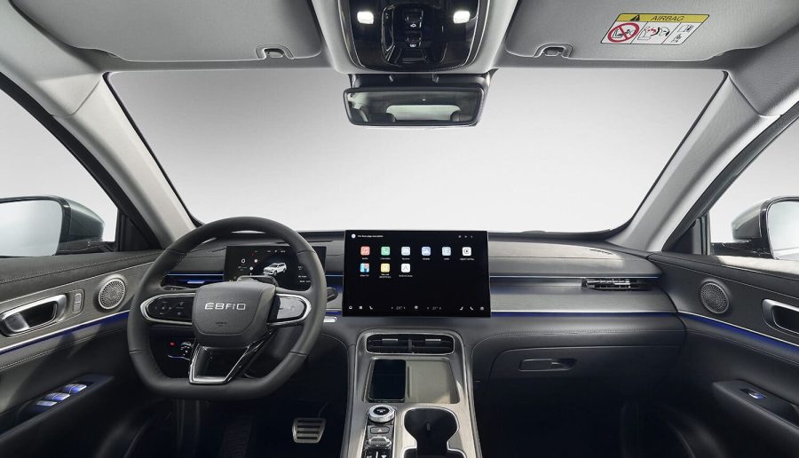 Renting Ebro S8001.5 TGDI PHEV Luxury E-CVT Blanco Khaki, Gris Bambu Sin Entrada