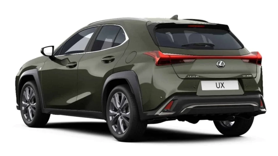 Renting Lexus UX300h F Sport Legend Verde Oliva, Gris Berlín, Titanium, Negro Graphite, Blanco Nova, Azul Eléctrico, Copper Petra Sin Entrada