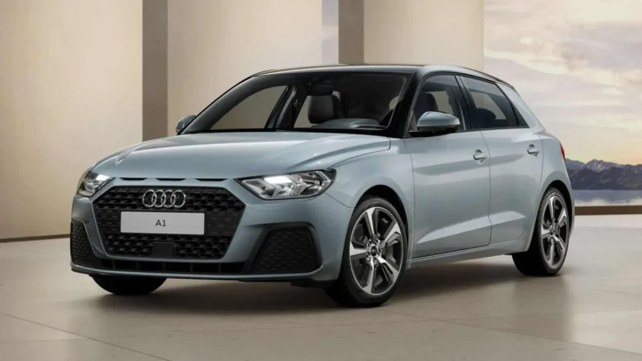 Renting Audi A1 Sportback30 TFSI S tronic Adrenalin Gris Flecha / Techo Negro, Blanco Glaciar / Techo Negro Sin Entrada