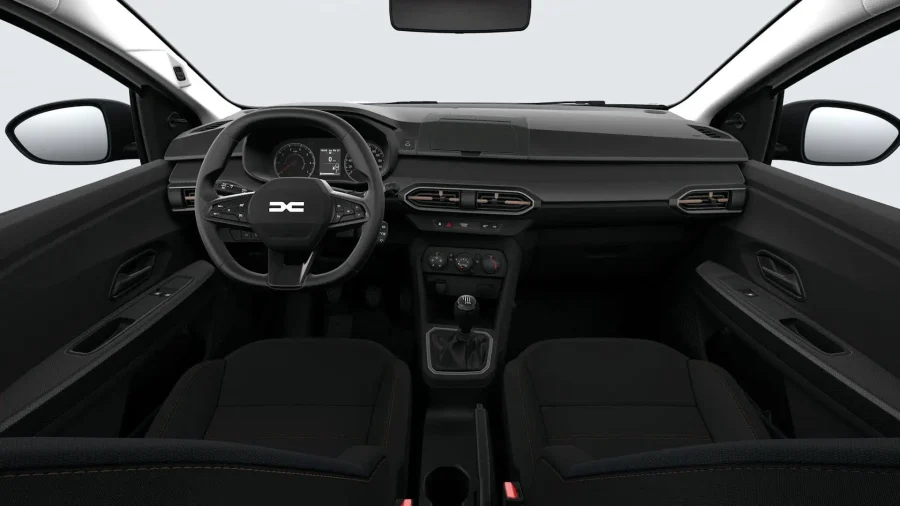 Renting Dacia Sandero StepwayEssential ECO-G Blanco Glaciar Sin Entrada