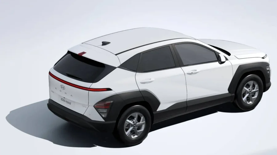 Renting Hyundai KonaHEV 1.6 GDi DT Maxx Atlas White, Ecotronic Gray Sin Entrada