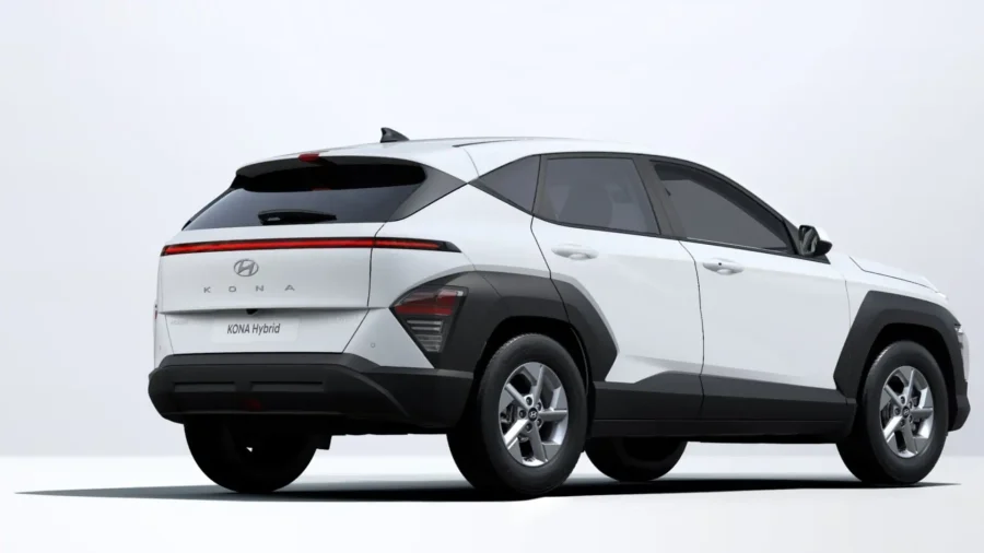 Renting Hyundai KonaHEV 1.6 GDi DT Maxx Atlas White, Ecotronic Gray Sin Entrada