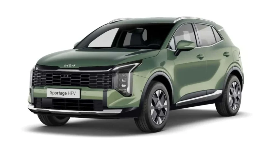 Renting Kia Sportage1.6 T-GDi HEV Drive 4×2 Experience Green, Cassa White, Deluxe White, Black Pearl, Lunar Silver, Dark Penta Metal Sin Entrada