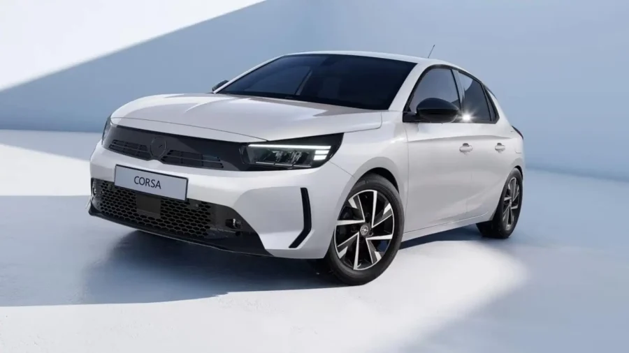Renting Opel CorsaGS Line Arktis White Sin Entrada