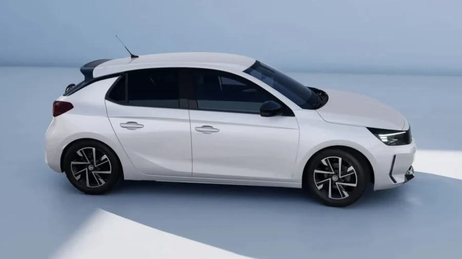 Renting Opel CorsaGS Line Arktis White Sin Entrada