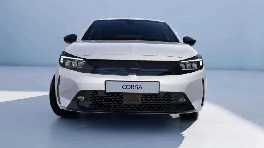 Renting Opel CorsaGS Line Arktis White Sin Entrada