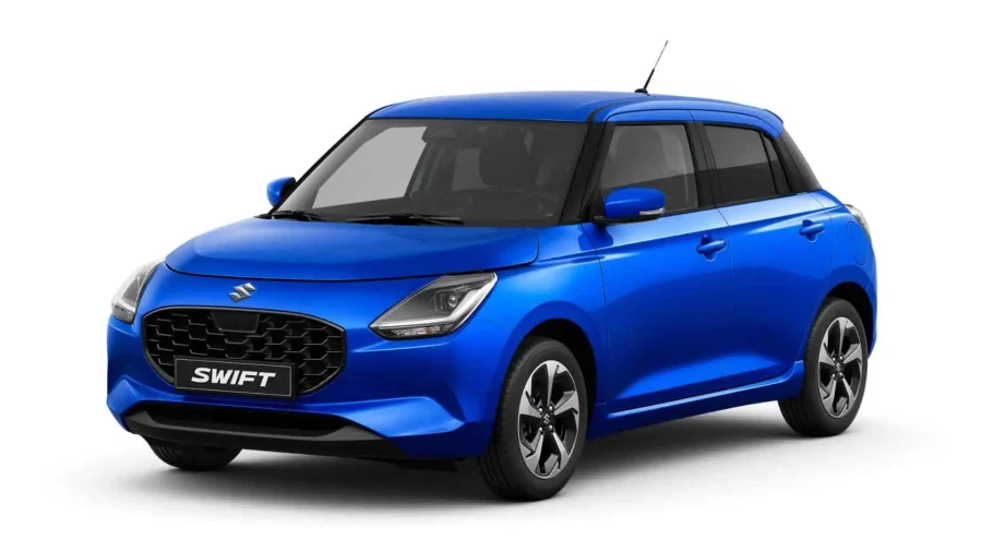 Renting Suzuki Swift1.2 S2 MHEV Azul Frontier, Rojo Burning Sin Entrada