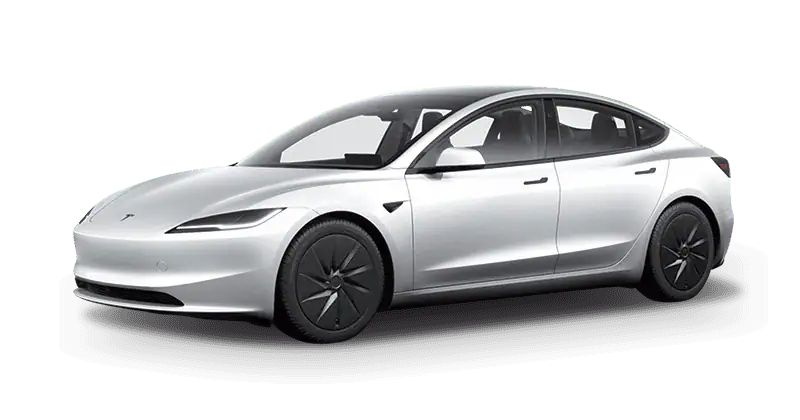 Renting Tesla Model 3RWD Blanco multicapa Sin Entrada