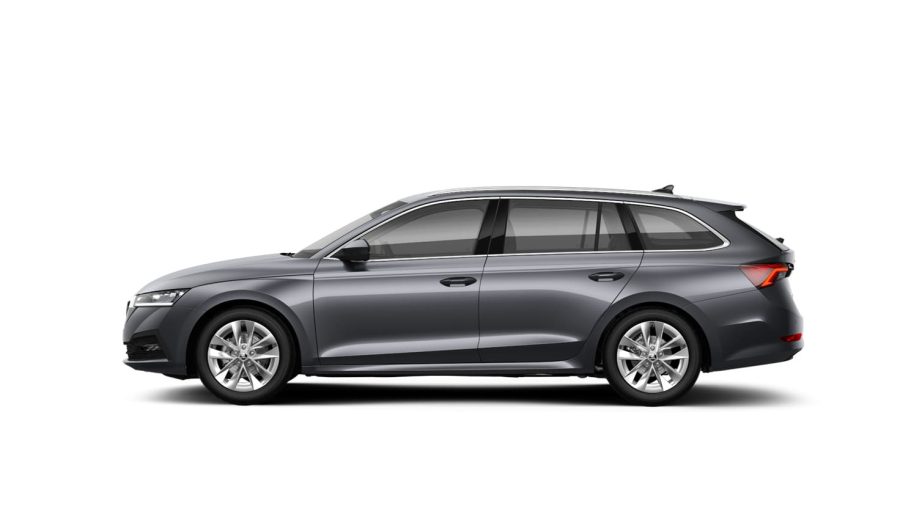 Renting Skoda OCTAVIA Combi2.0 TDI DSG Selection Gris Graphito, Blanco Luna Sin Entrada