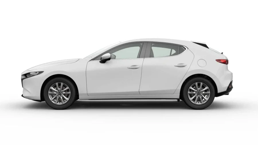Renting Mazda 3e-SKYACTIV Automático Prime-Line Arctic White Sin Entrada