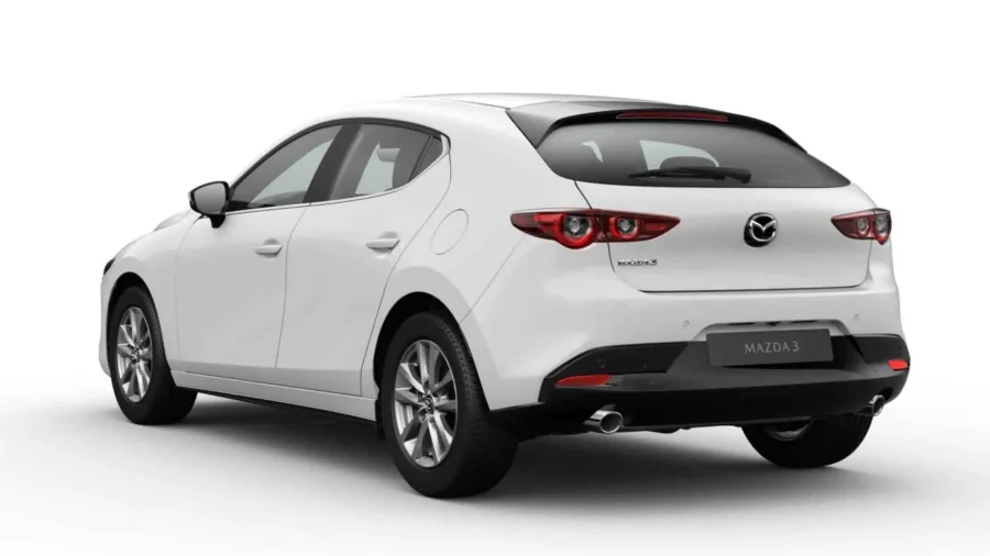 Renting Mazda 3e-SKYACTIV Automático Prime-Line Arctic White Sin Entrada