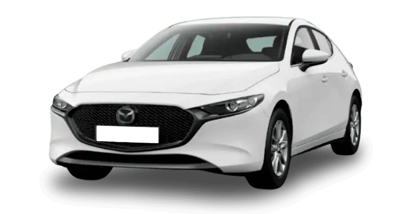 Renting Mazda 3e-SKYACTIV Automático Prime-Line Arctic White Sin Entrada
