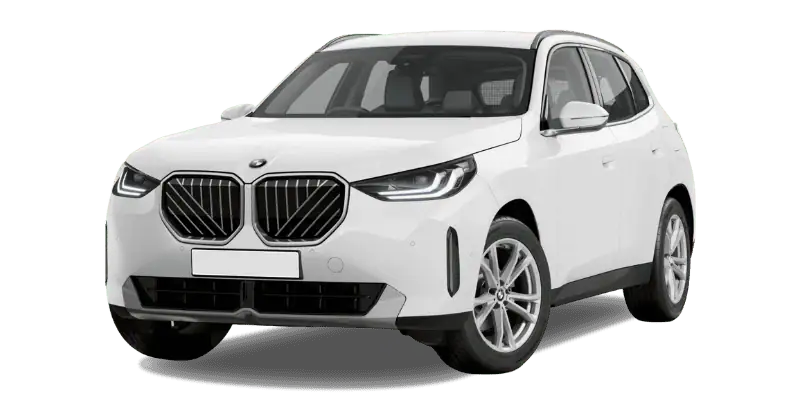 Renting BMW X330e xDrive Alpine White Sin Entrada