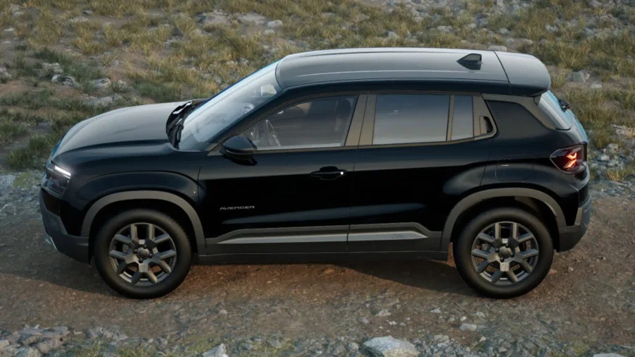 Renting Jeep Avenger1.2 Ehybrid Altitude Negro Volcano, Gris Storm Sin Entrada