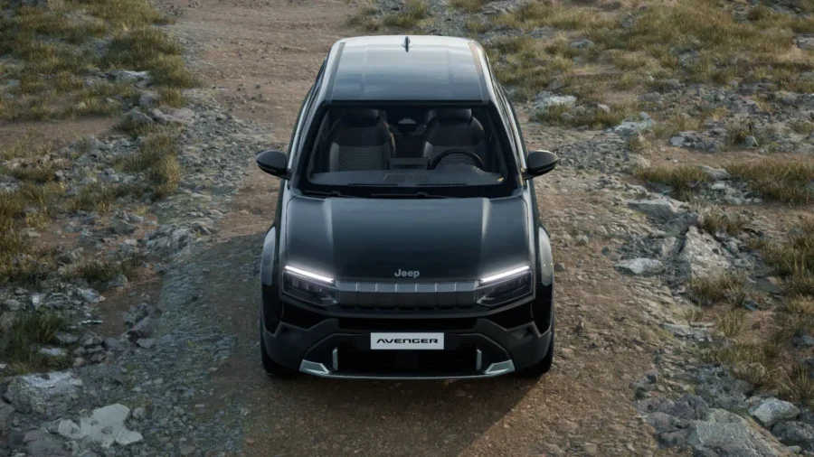 Renting Jeep Avenger1.2 Ehybrid Altitude Negro Volcano, Gris Storm Sin Entrada