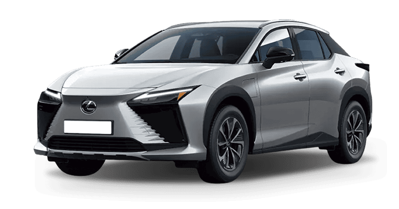 Renting Lexus RZ350e e-Premium Efficiency Iridio Sonic, Gris Berlin, Blanco Perla Sin Entrada