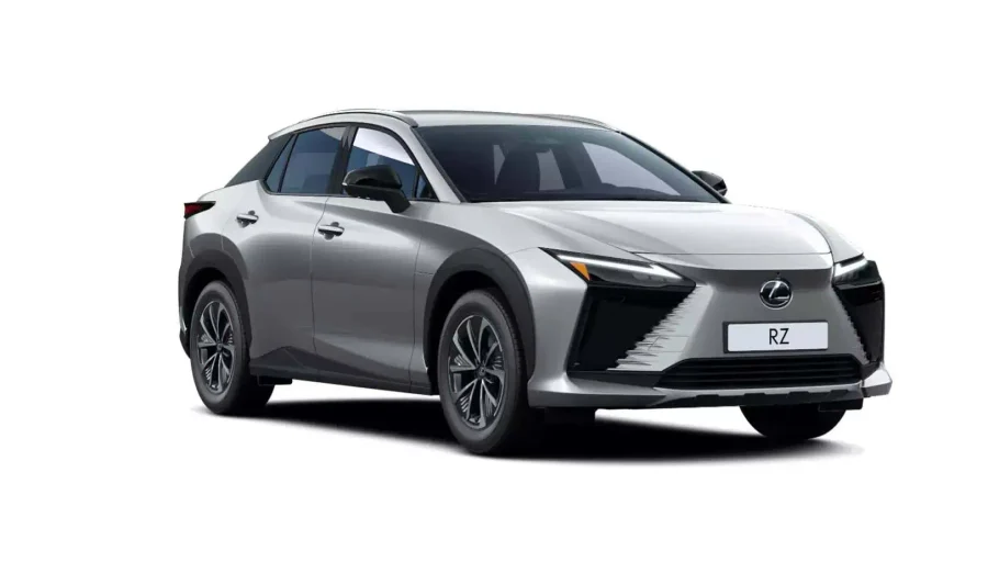 Renting Lexus RZ350e e-Premium Efficiency Iridio Sonic, Gris Berlin, Blanco Perla Sin Entrada