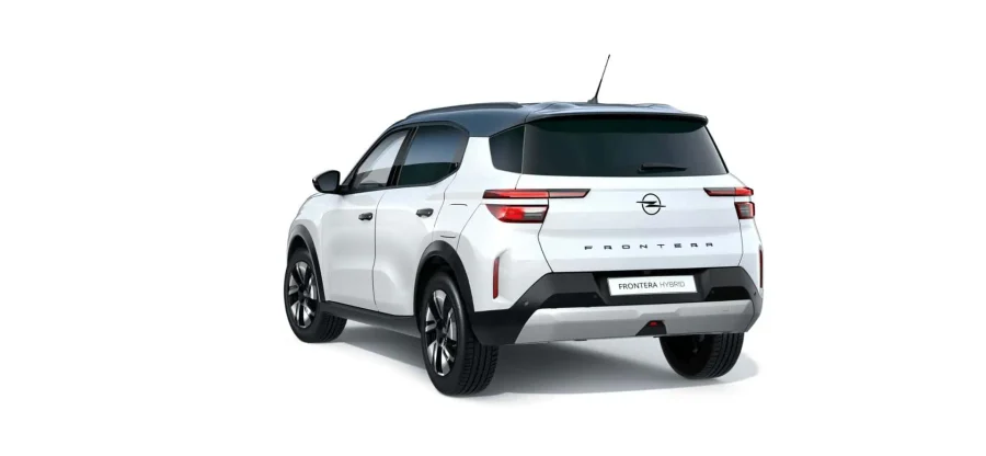 Renting Opel Frontera1.2T XHT Hybrid eDCT6 107kW Ultimate Arktis White Sin Entrada