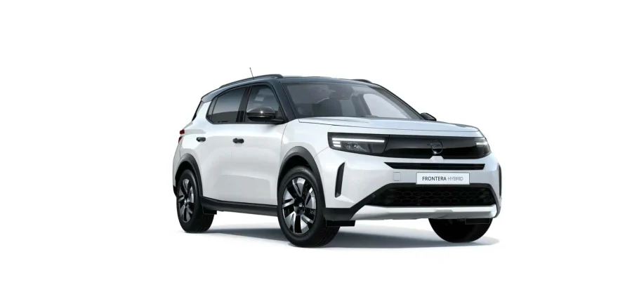 Renting Opel Frontera1.2T XHT Hybrid eDCT6 107kW Ultimate Arktis White Sin Entrada