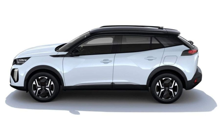 Renting Peugeot 2008GT Hybrid 145 eDCS6 Blanco Okenite Sin Entrada