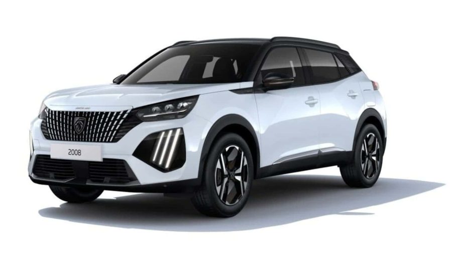 Renting Peugeot 2008GT Hybrid 145 eDCS6 Blanco Okenite Sin Entrada