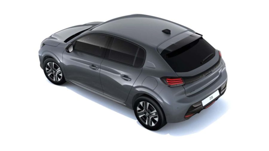 Renting Peugeot 208Allure Gasolina 100 S&S 6 Vel. Man Gris Selenium Sin Entrada