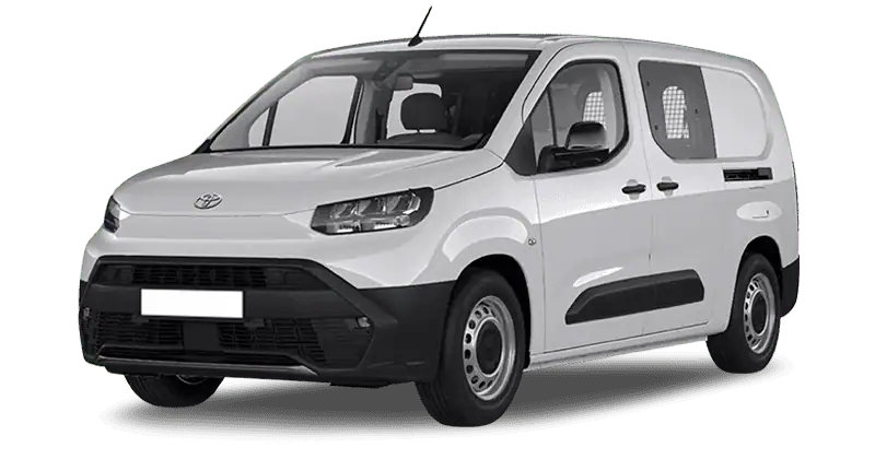 Renting Toyota Proace CityCombi 50kW EV N1 L2 GX Blanco Polar Sin Entrada