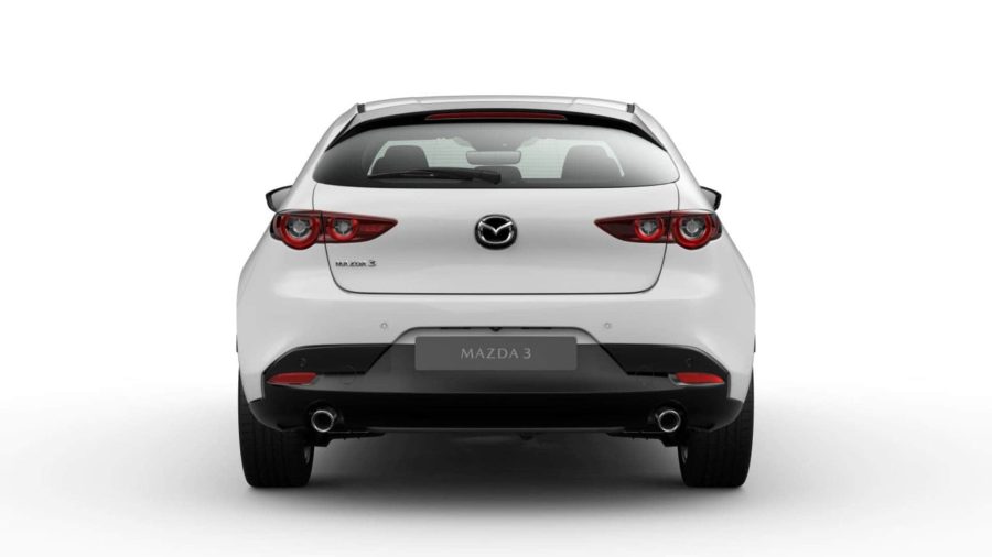 Renting Mazda 32.5L e-SYACTIV G MHEV 6AT CENTRE-LINE Artic White, Soul Red Crystal Sin Entrada