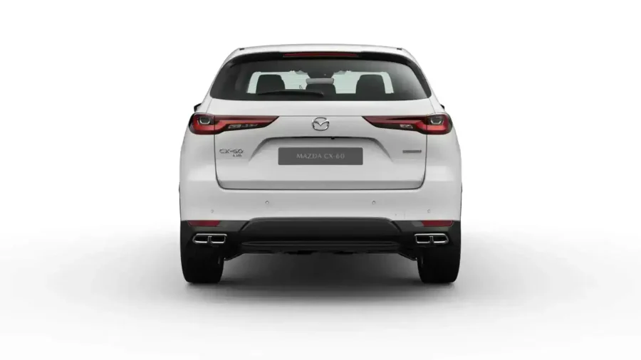 Renting Mazda CX-603.3 e-Skyactiv D MHEV 147kW 8AT RWD Exclusive Line Artic White Sin Entrada