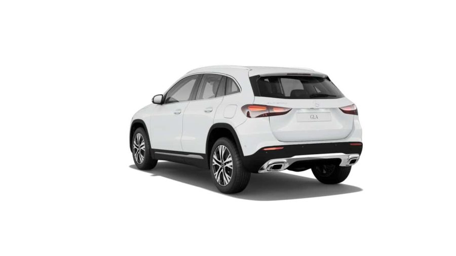 Renting Mercedes Benz GLA200d Blanco Polar, Plata High-tech, Negro Cosmos Sin Entrada