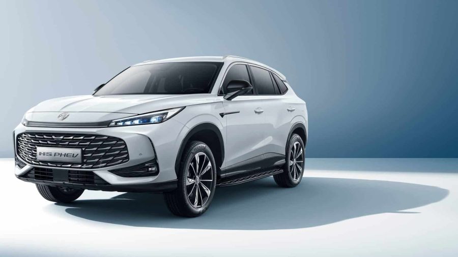 Renting MG HS1.5T PHEV Comfort Blanco, Negro Sin Entrada