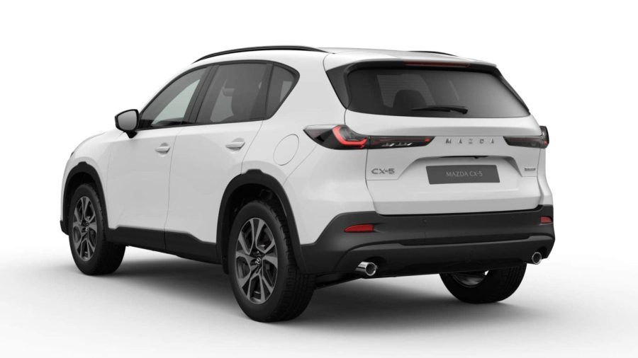 Renting Mazda CX-52.5 e-Skyactiv-G MHEV FWD Aut. Centre-Line Arctic White Sin Entrada