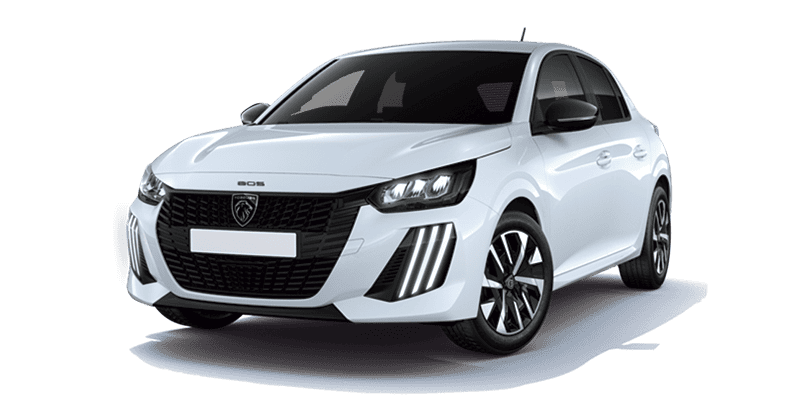 Renting Peugeot e208Style Blanco Okenite Sin Entrada