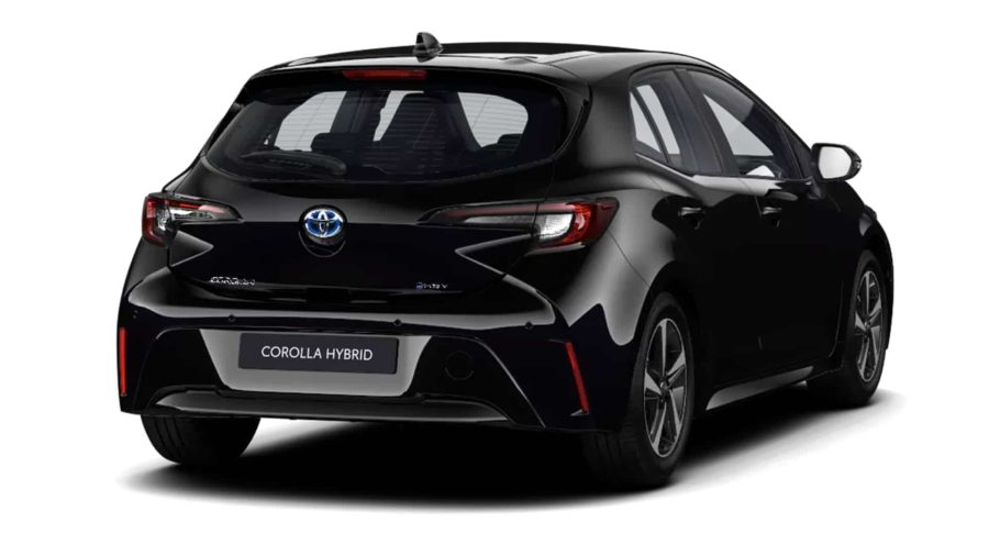Renting Toyota CorollaHybrid 140 e-CVT 5P Active Negro Azabache Sin Entrada