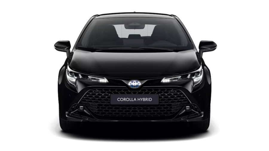 Renting Toyota CorollaHybrid 140 e-CVT 5P Active Negro Azabache Sin Entrada