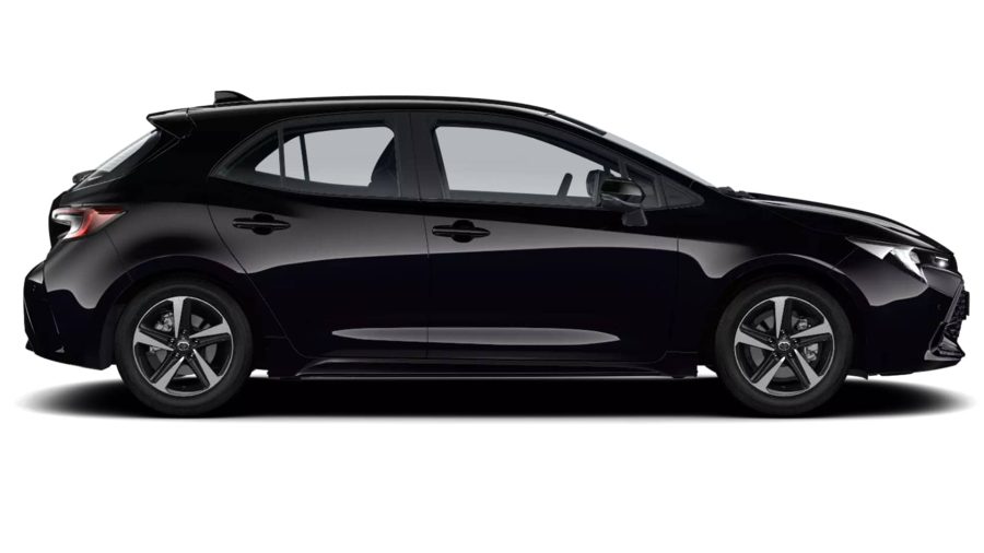 Renting Toyota CorollaHybrid 140 e-CVT 5P Active Negro Azabache Sin Entrada