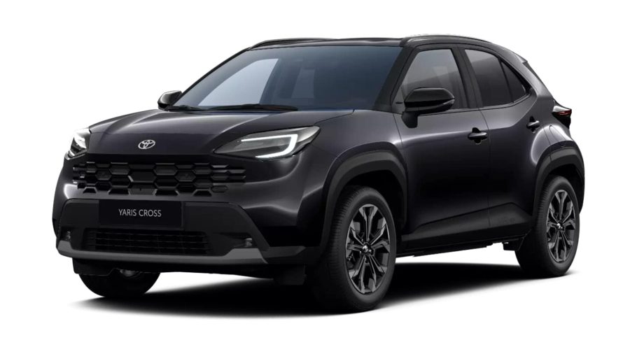 Renting Toyota Yaris CrossHybrid 130 e-CVT 5P Active Negro Azabache Sin Entrada