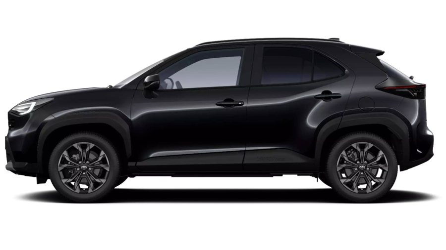 Renting Toyota Yaris CrossHybrid 130 e-CVT 5P Active Negro Azabache Sin Entrada