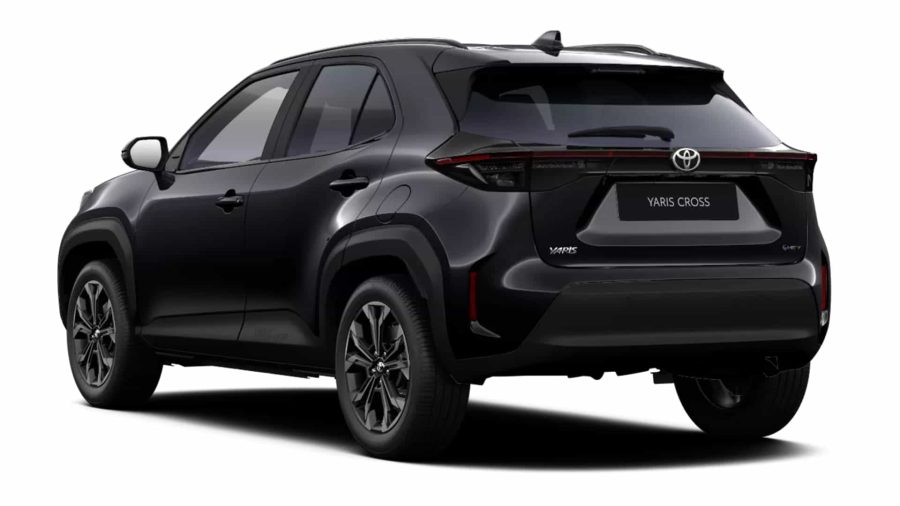 Renting Toyota Yaris CrossHybrid 130 e-CVT 5P Active Negro Azabache Sin Entrada
