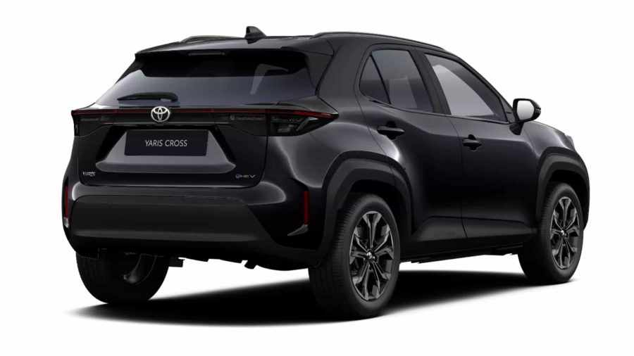 Renting Toyota Yaris CrossHybrid 130 e-CVT 5P Active Negro Azabache Sin Entrada