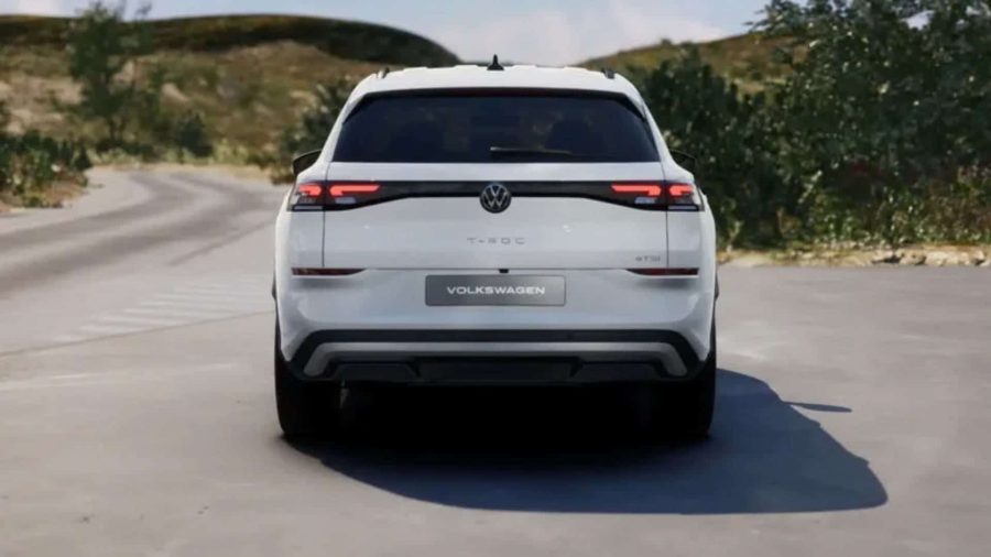 Renting Volkswagen T-RocMATCH 1.5 eTSI 85kW DSG Blanco Punto, Gris Lobo Sin Entrada