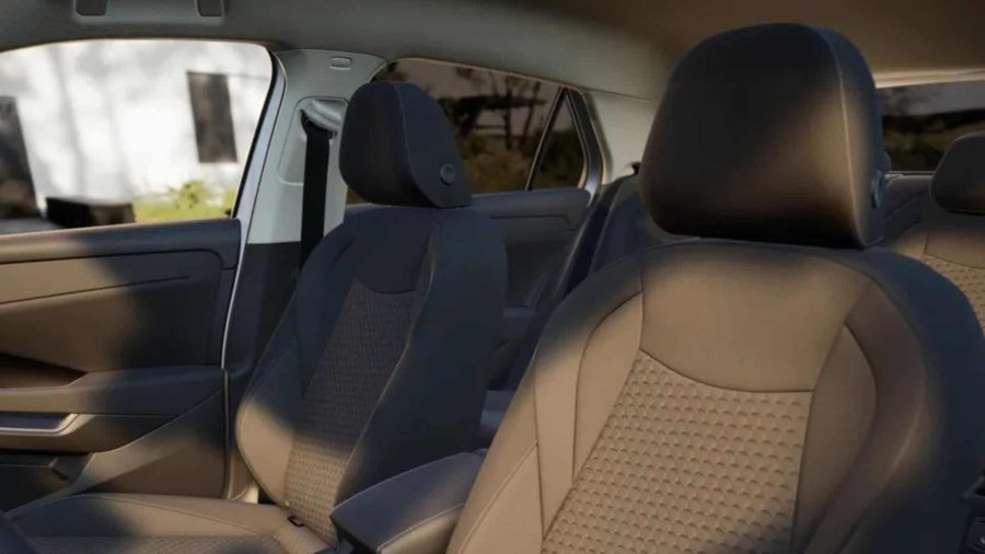 Renting Volkswagen T-RocMATCH 1.5 eTSI 85kW DSG Blanco Punto, Gris Lobo Sin Entrada