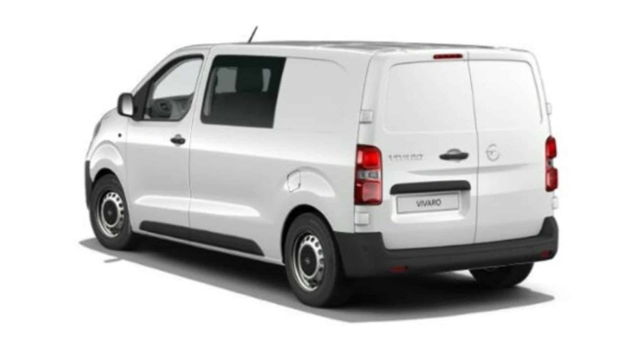 Renting Opel VivaroDoble Cabina Plegable 1.5 BlueHDi 120 Kaolin White Sin Entrada