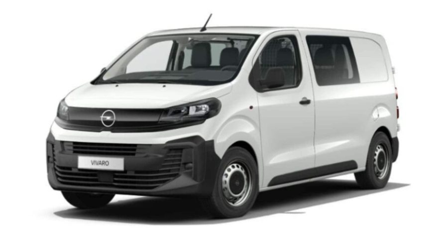 Renting Opel VivaroDoble Cabina Plegable 1.5 BlueHDi 120 Kaolin White Sin Entrada